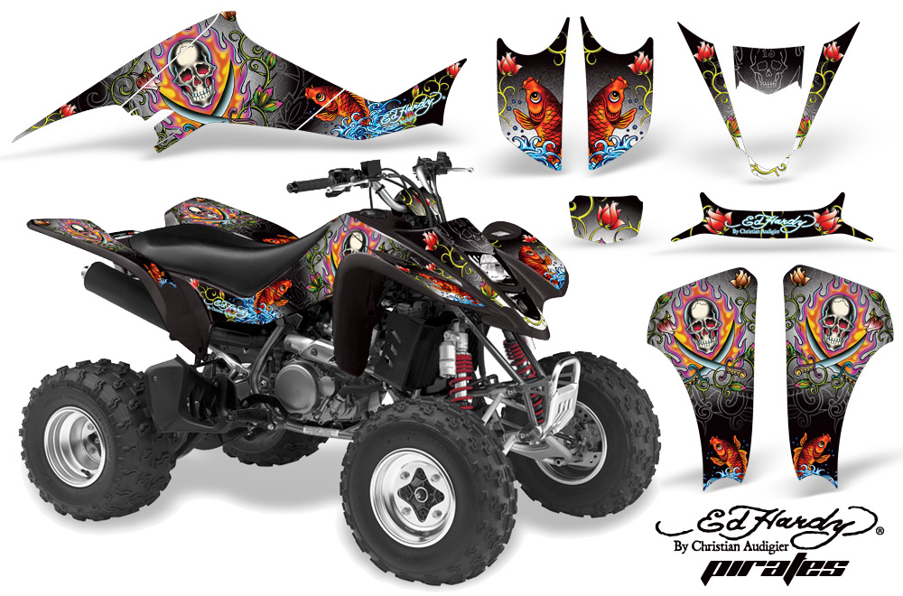 Suzuki LTZ 400 03-08 Graphics EH Pirates White